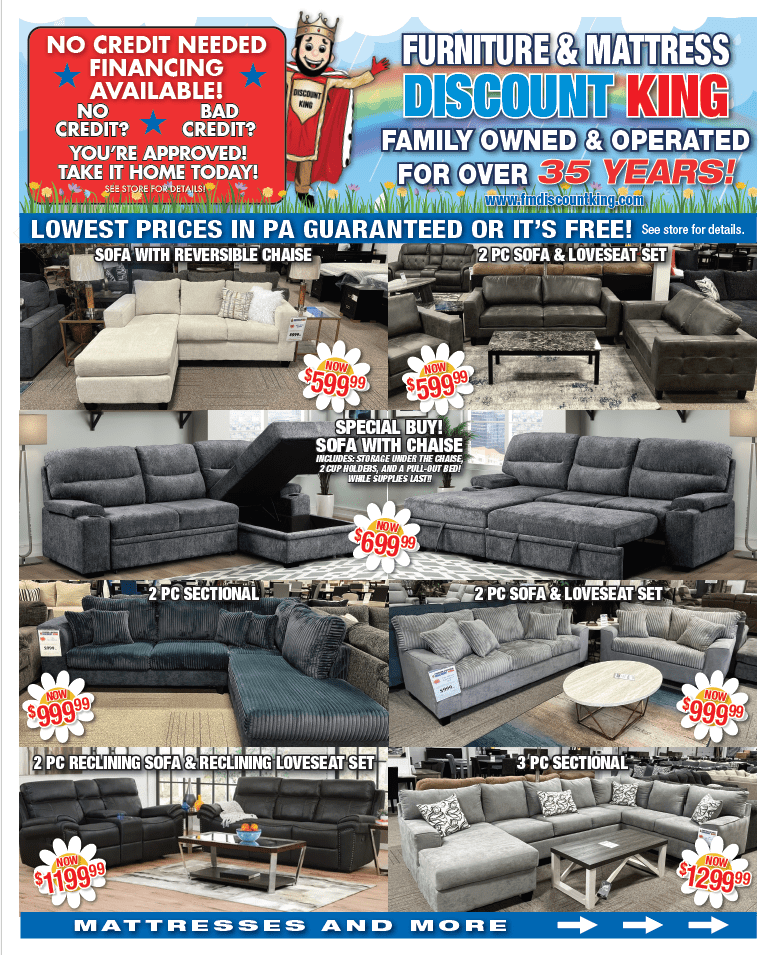 Current Flyer Furniture & Mattress Discount King